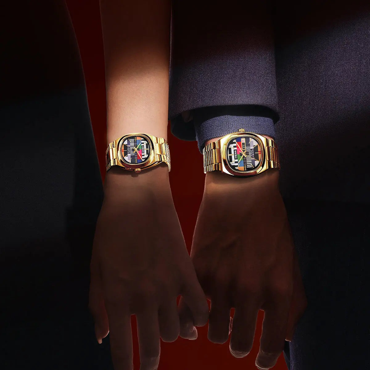 Vintage | TV Dial | Tonneau | Golden Case | 36mm/32mm Sea-Gull