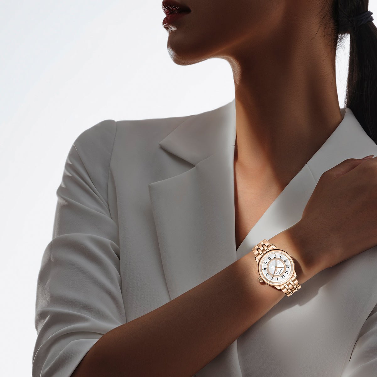 Concentric Diamond Dial | Automatic Dress Watch | Women's Watch | 32mm - Sea-Gull Watch Official Store