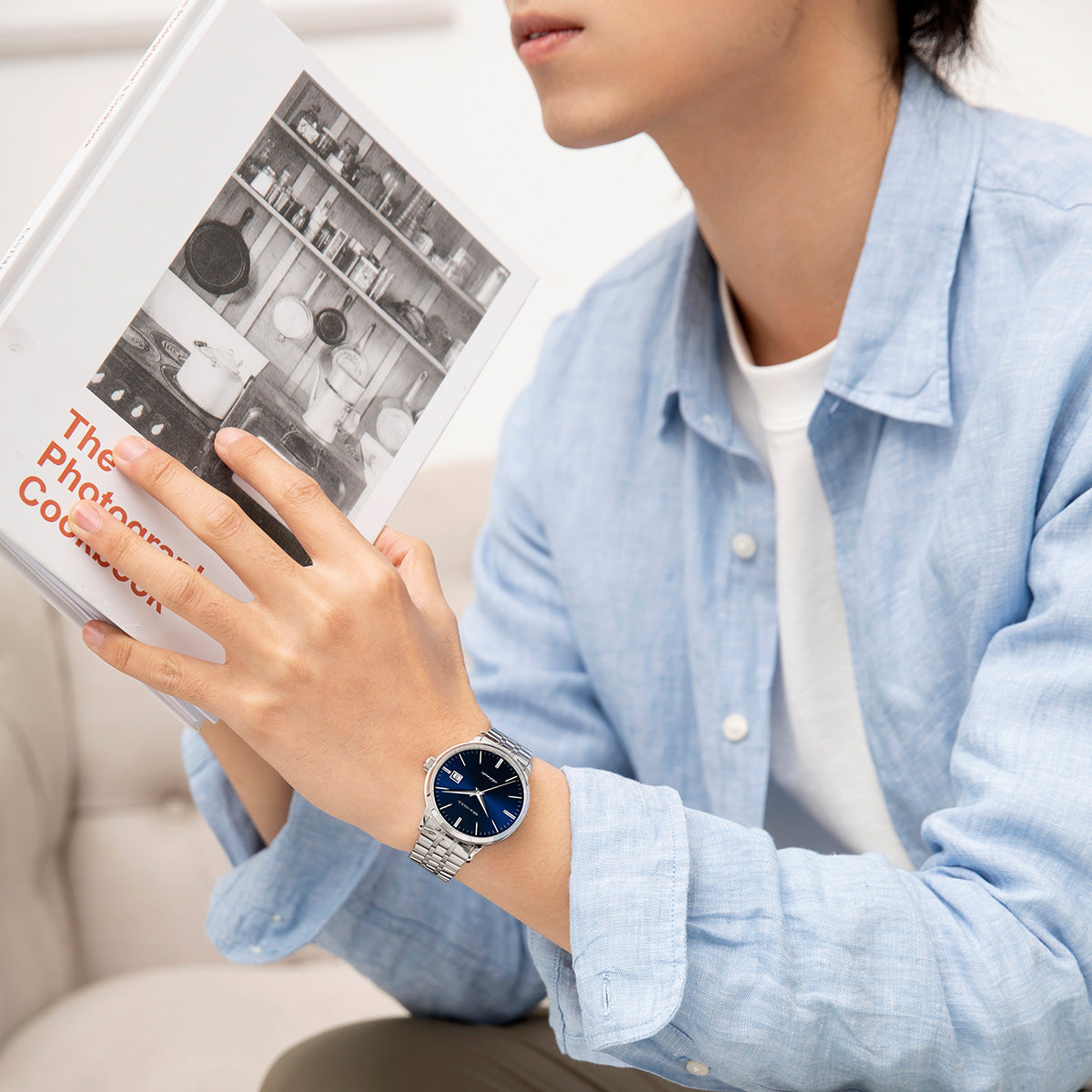 Glacier Texture Dial | Calendar | Business | 40mm