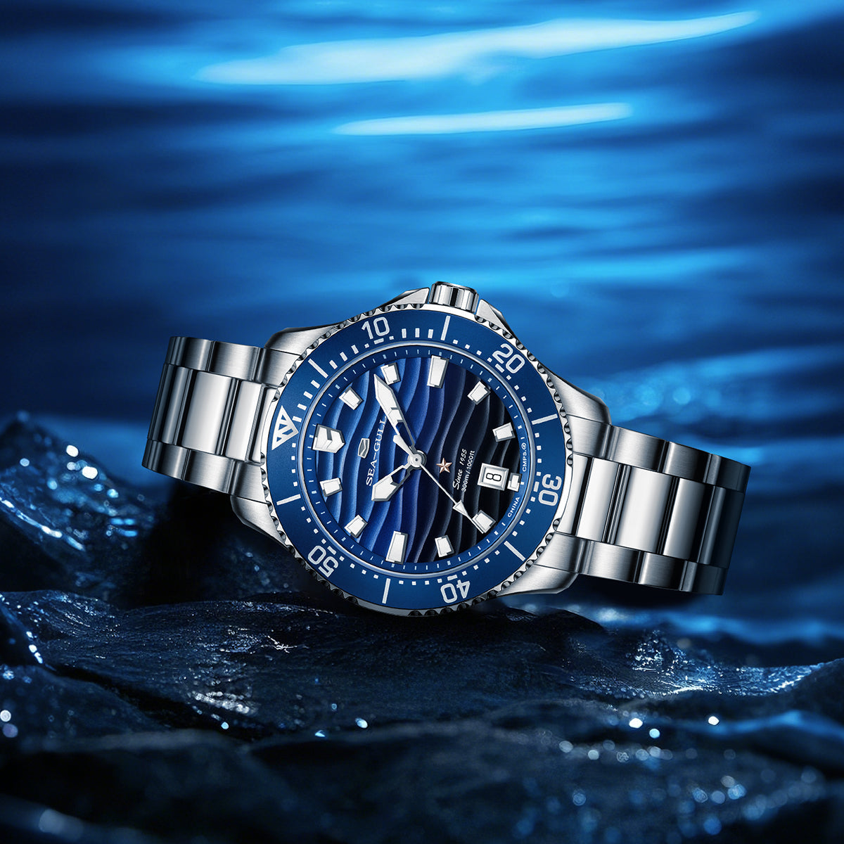 Ocean Series | 300M Waterproof | Dive | Luminous | Calendar | 41mm Sea-Gull