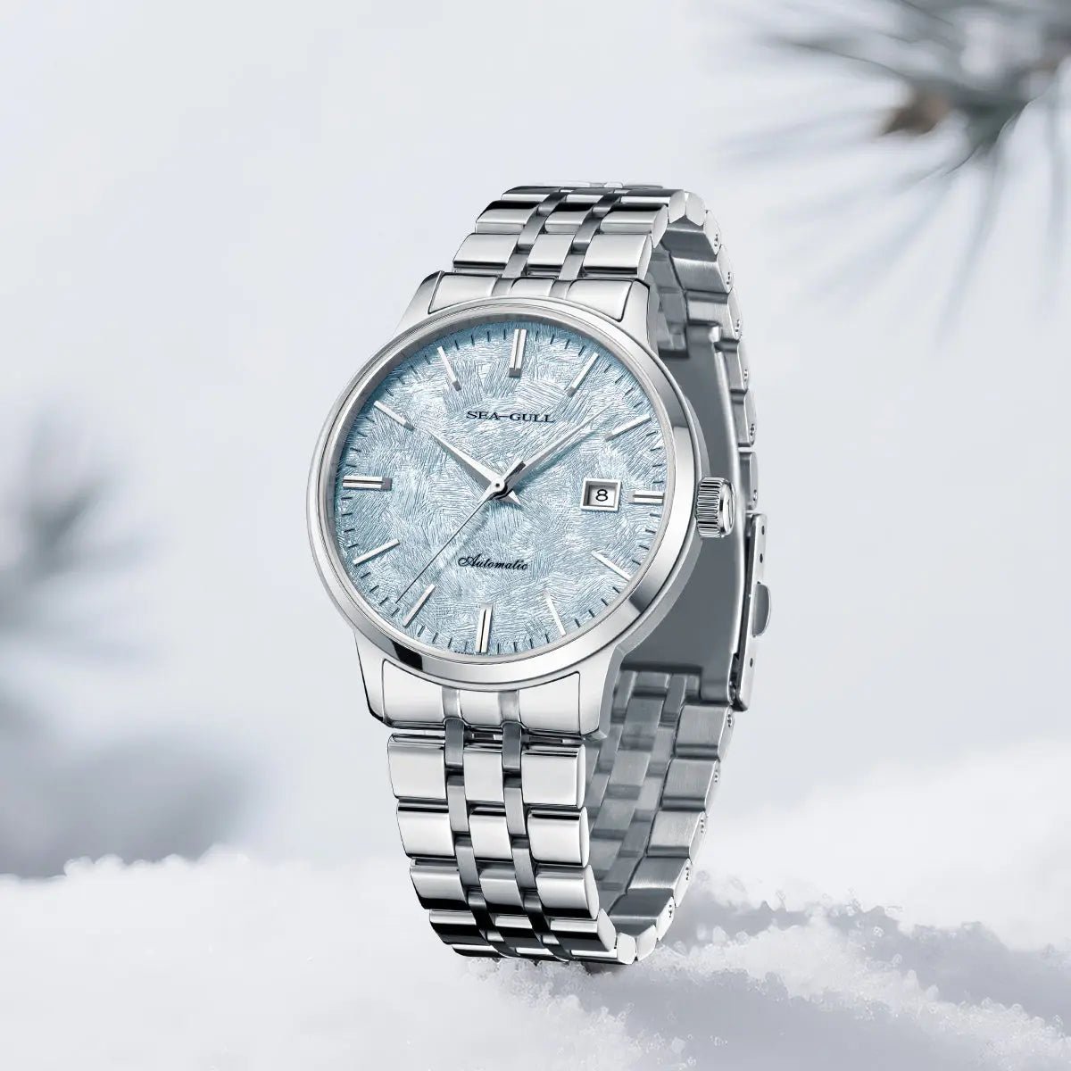 Cedar Dial | Calendar | Couple Watch | 40mm/32mm - Sea-Gull Watch Official Store
