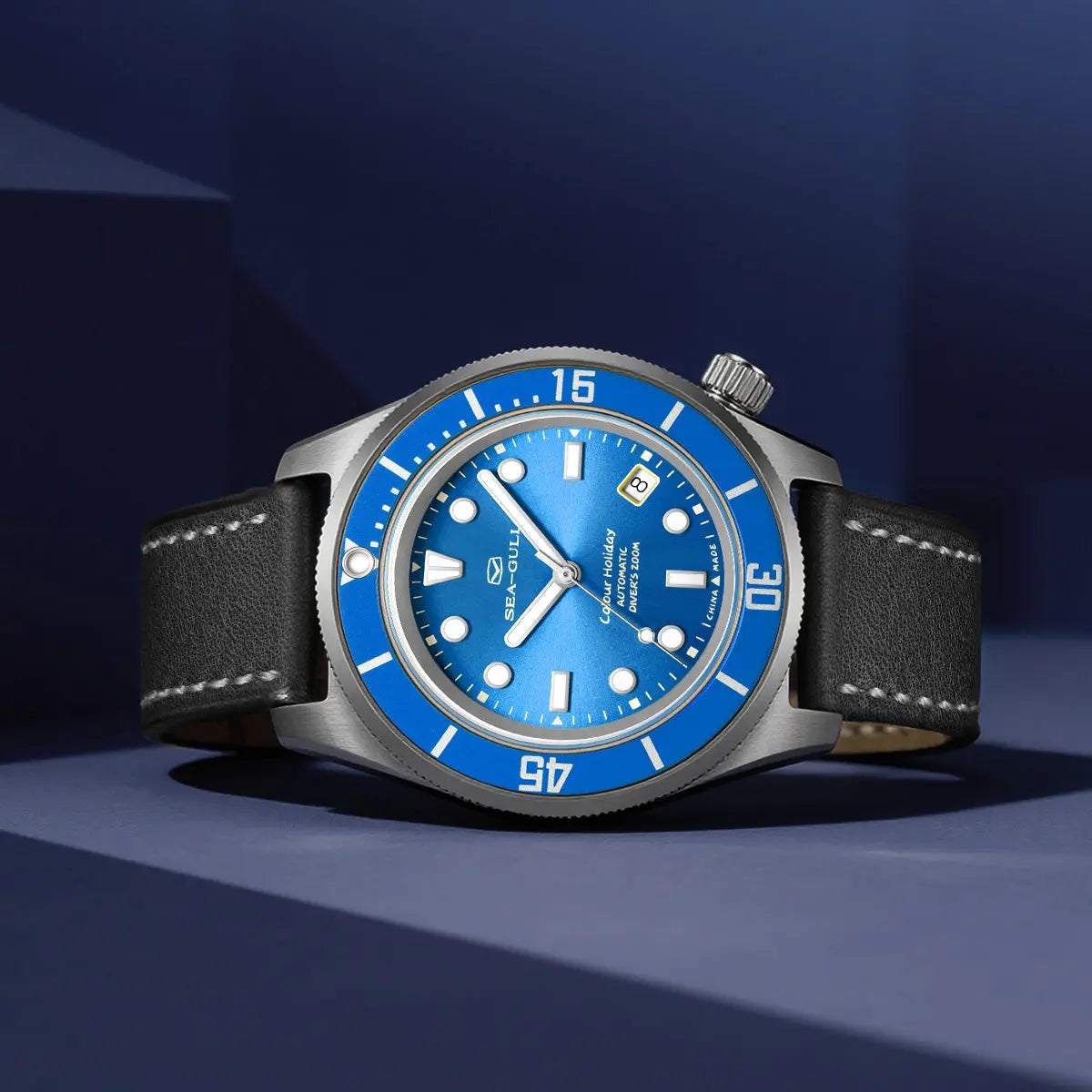 Ocean Series | Colorful | Titanium Alloy | 200M WR | Extra Strap | 41mm Sea-Gull Watch Official Store