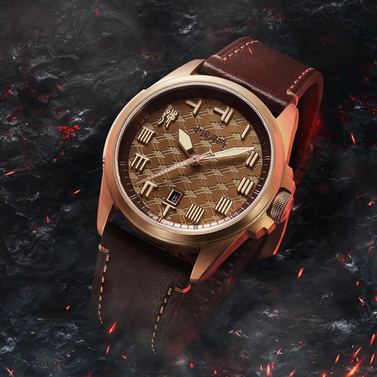 King Goujian Gift Box Edition| Luminous | Bronze | Calendar | 43.5mm - Sea-Gull Watch Official Store