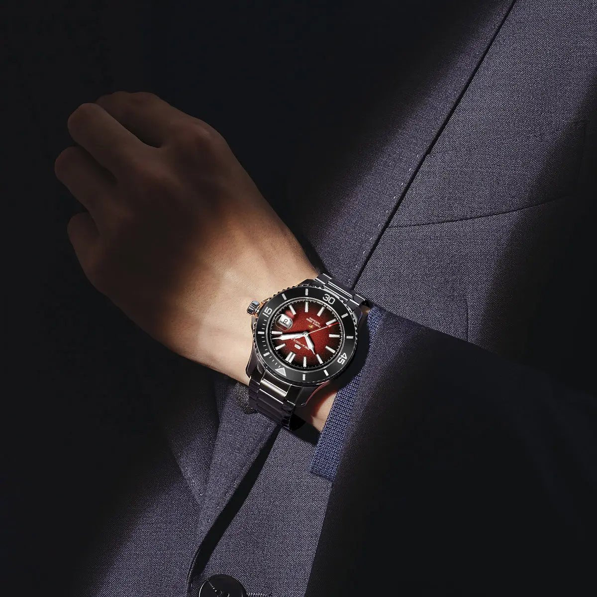 Serie Ocean | Calendario | Luminoso | Impermeabile fino a 200m | 44mm Sea-Gull