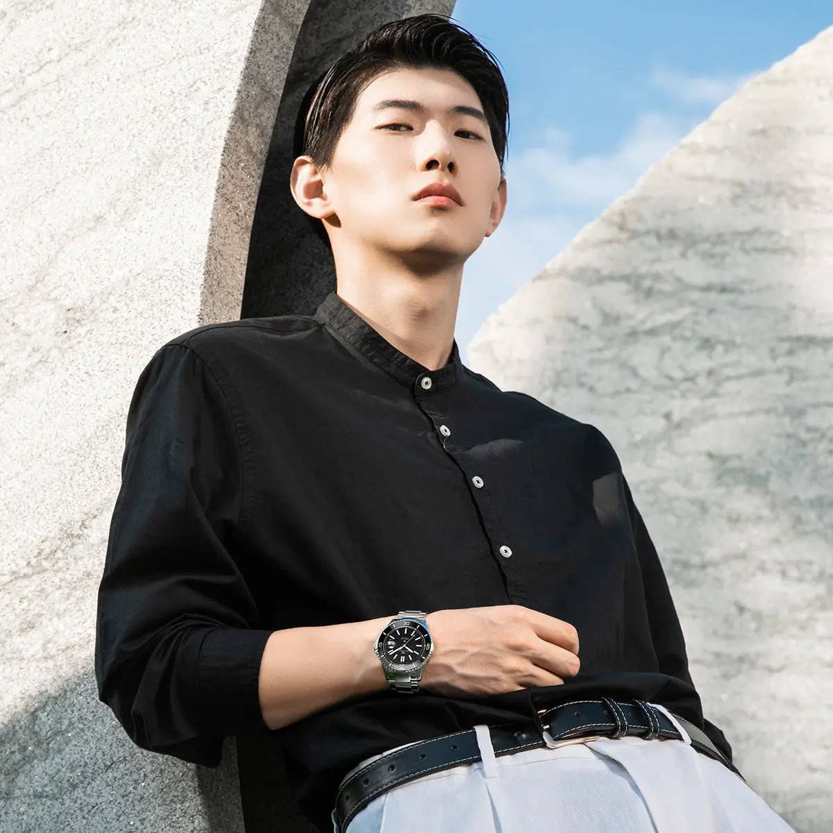 Ocean Series | 200M Waterproof | Ceramic Bezel | Luminous | Calendar | 44mm Sea-Gull