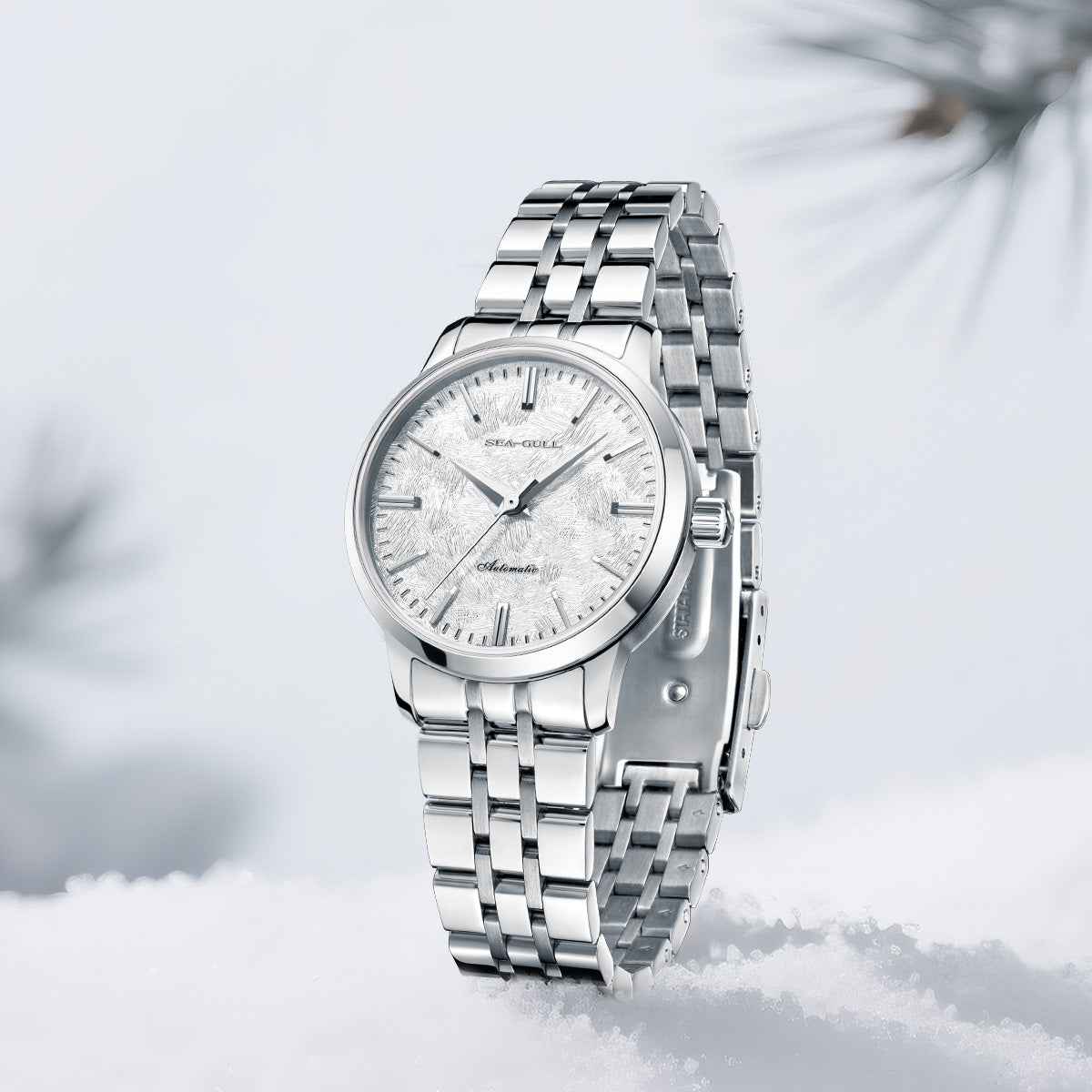 Cedar Dial | Calendar | Couple Watch | 40mm/32mm Sea-Gull