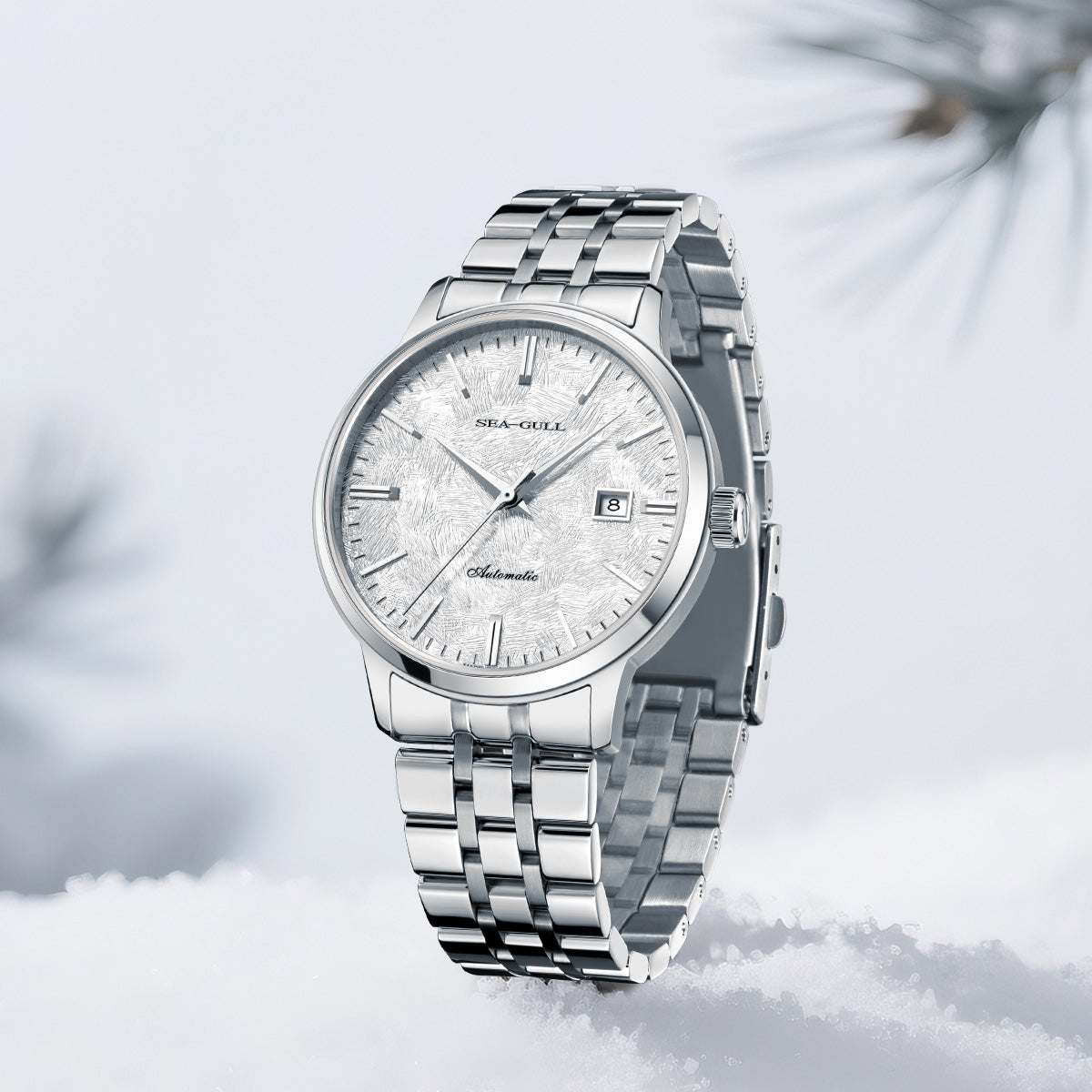 Cedar Dial | Calendar | Couple Watch | 40mm/32mm Sea-Gull