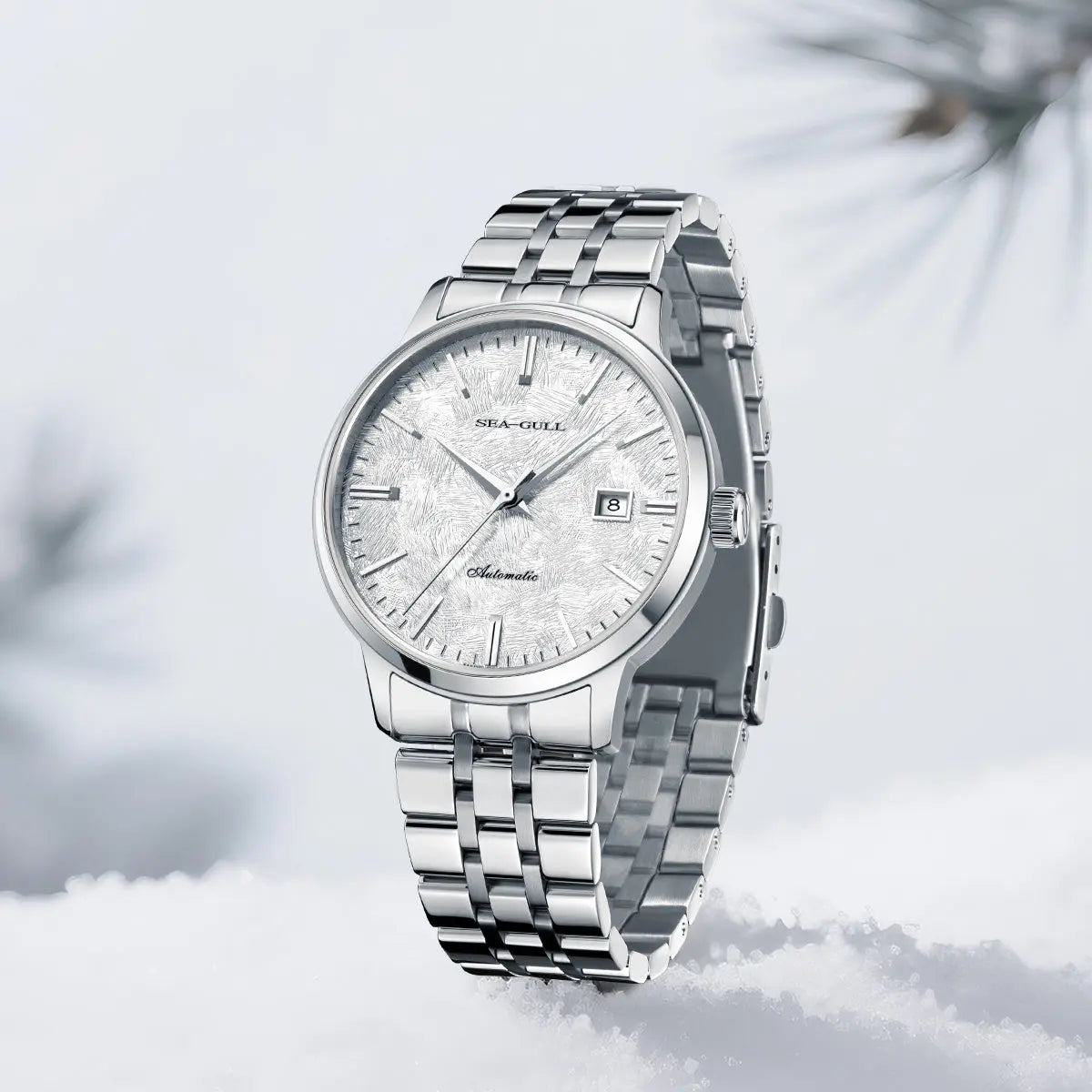 Cedar Dial | Calendar | Couple Watch | 40mm/32mm Sea-Gull