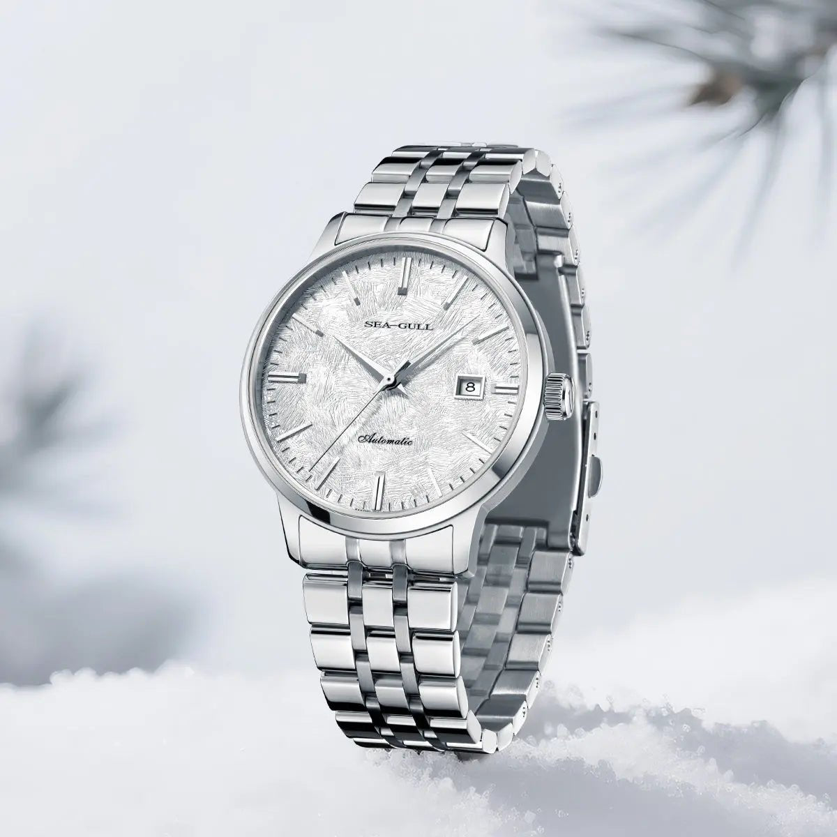 Cedar Dial | Calendar | Couple Watch | 40mm/32mm - Sea-Gull Watch Official Store