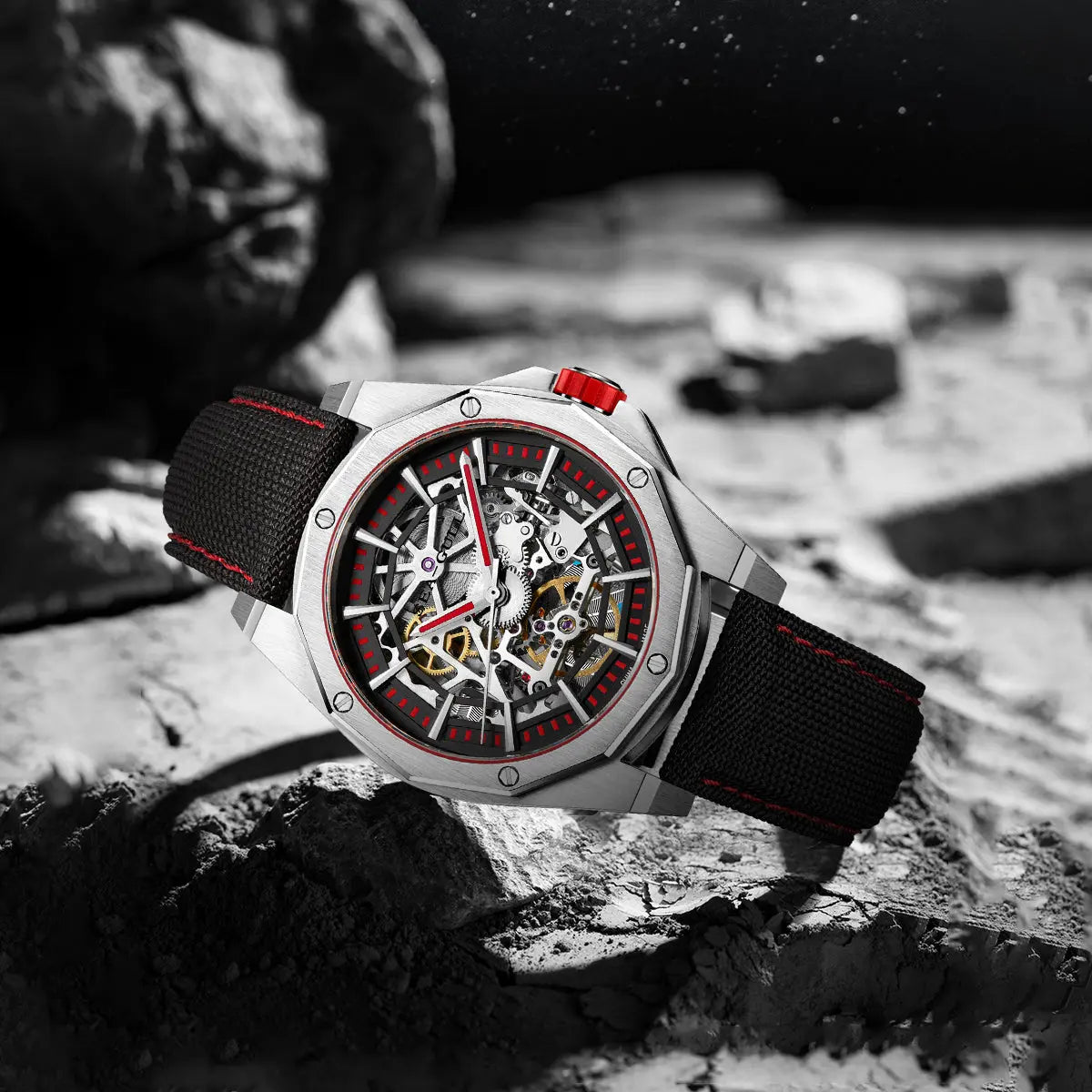 Straßenoberhaupt-Serie | Voller Skelett | Leuchtend | 43mm