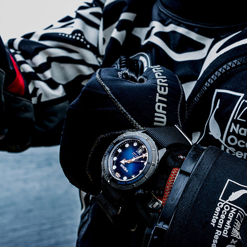 Océano Profundo|Serie de Buceo Ultra | 1000M Impermeable | Diseño de Válvula de Helio | Bezel Rotatorio Integrado | 45mm