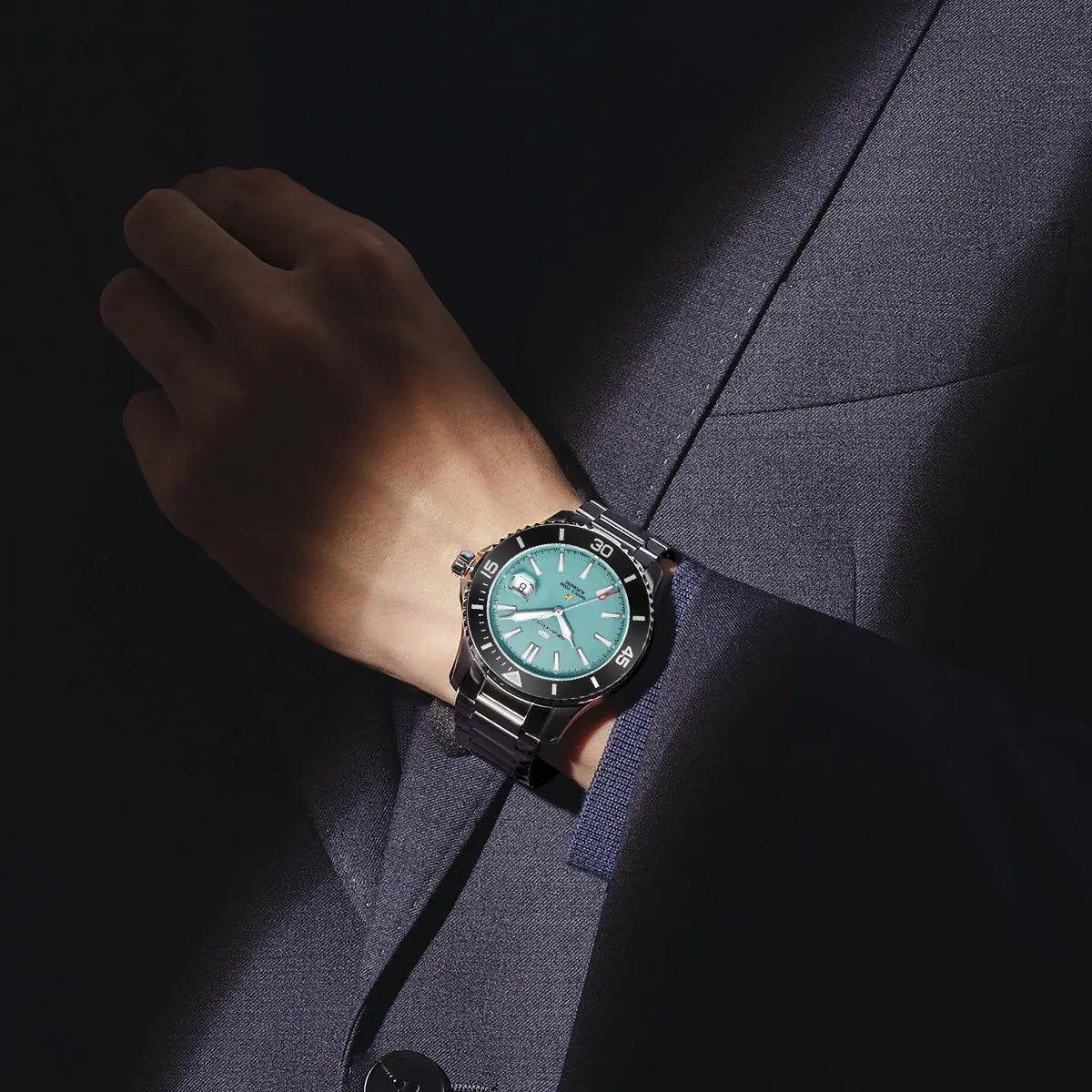 Serie Ocean | Calendario | Luminoso | Impermeabile fino a 200m | 44mm Sea-Gull