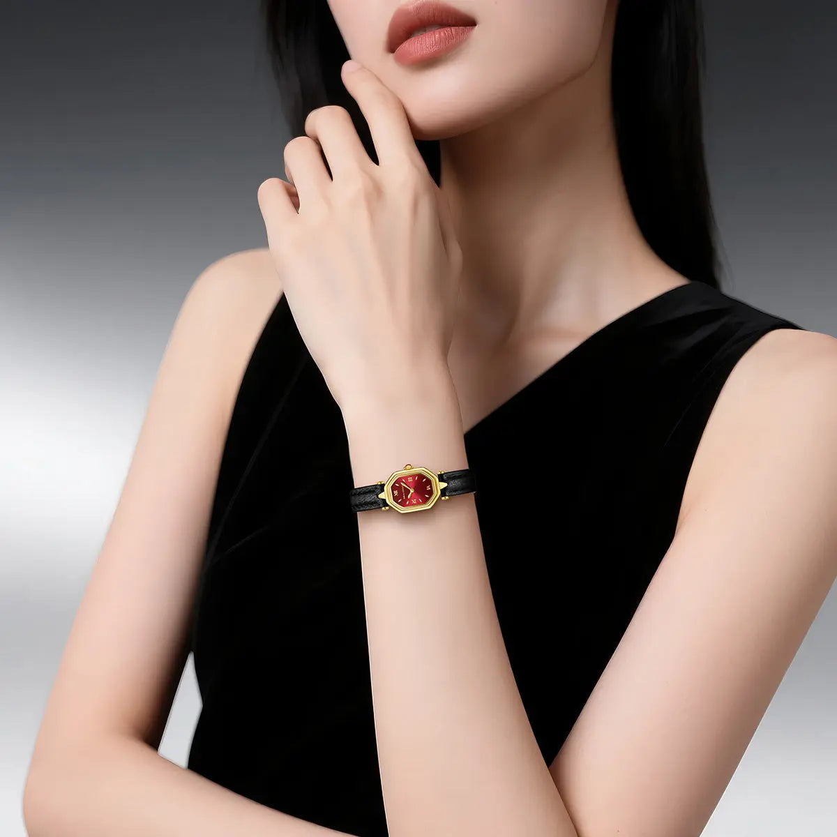 Octagonal | Slim | Quartz Movement | Mother-of-pearl dial | 24mm Sea-Gull