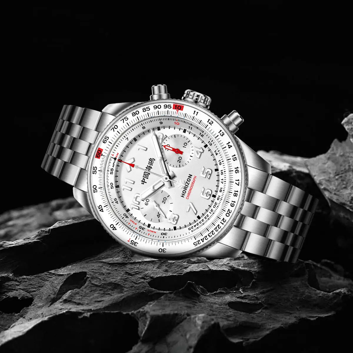 Panda Pilot | Horizon Series | Tachymeter | Chronograph | 43mm Sea-Gull