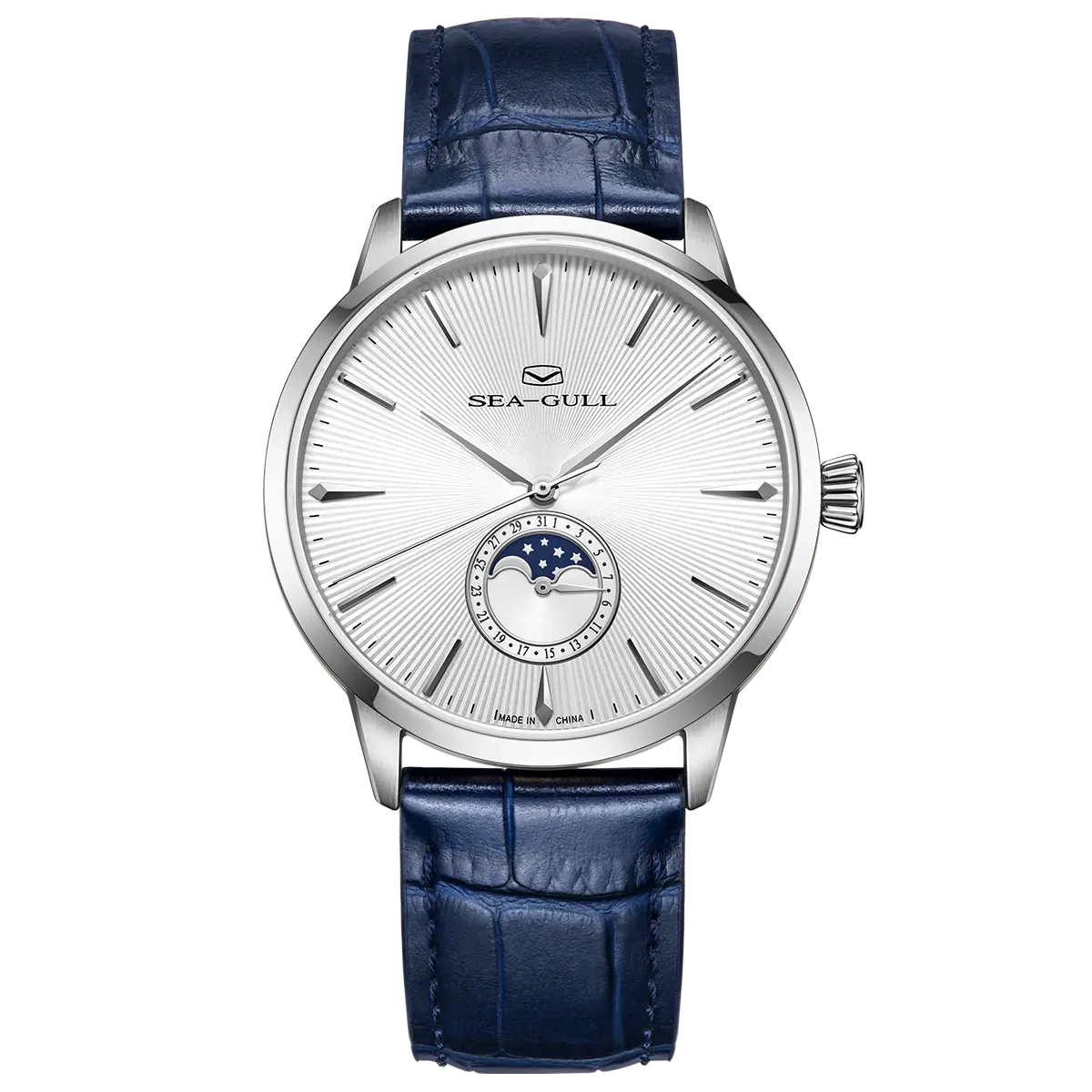 Moon Phase | Sub-dial | Sunray Pattern | Business | 39.5mm