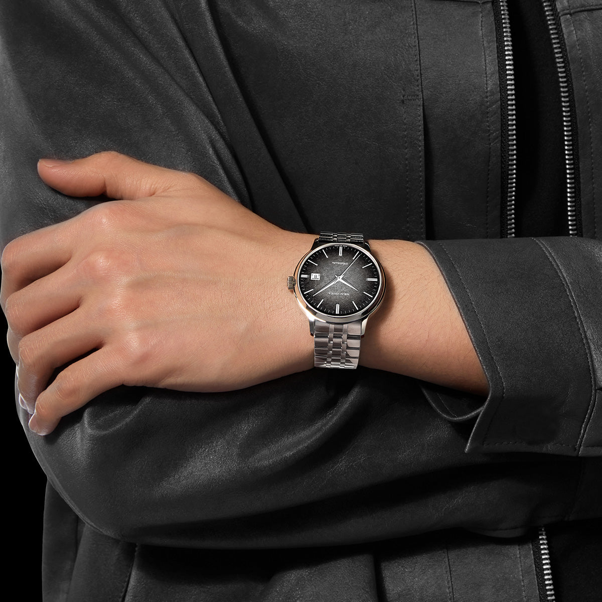 Gradient Dial | Business | Minimalist | Calendar | 40mm Sea-Gull