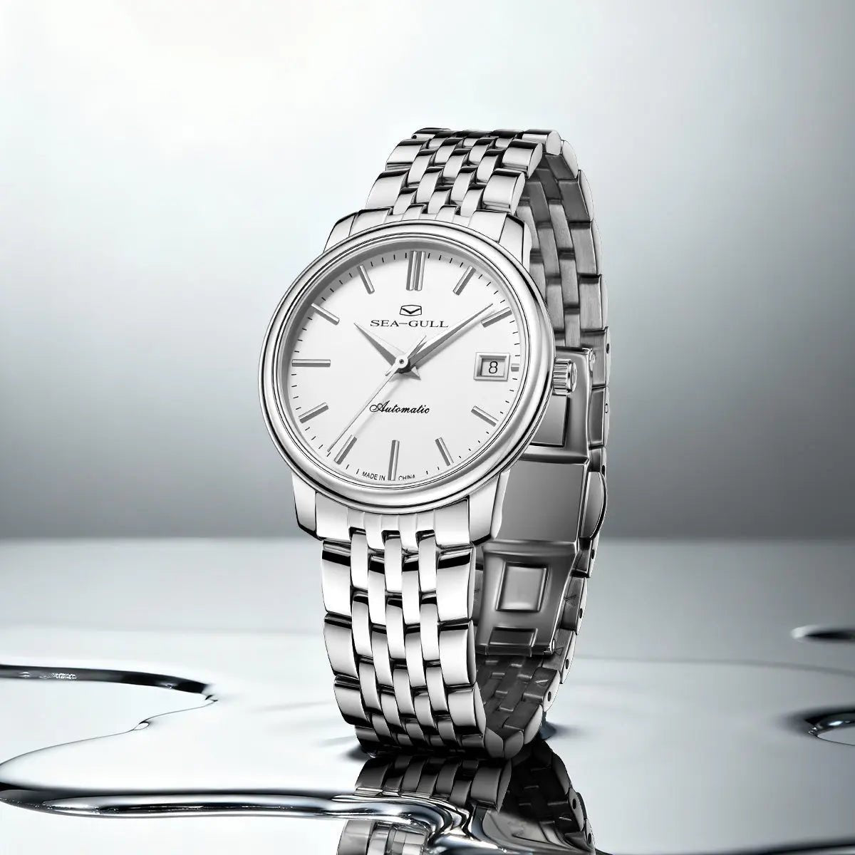 Ultra fino | de negocios | clásico | calendario | reloj Sea-Gull de 34.5 mm | tienda oficial
