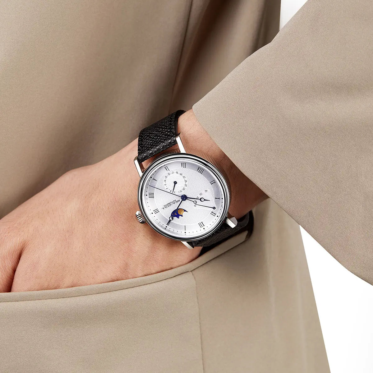 Moon Phase | Business | Complete Calendar | Energy Indicator | 41mm Sea-Gull