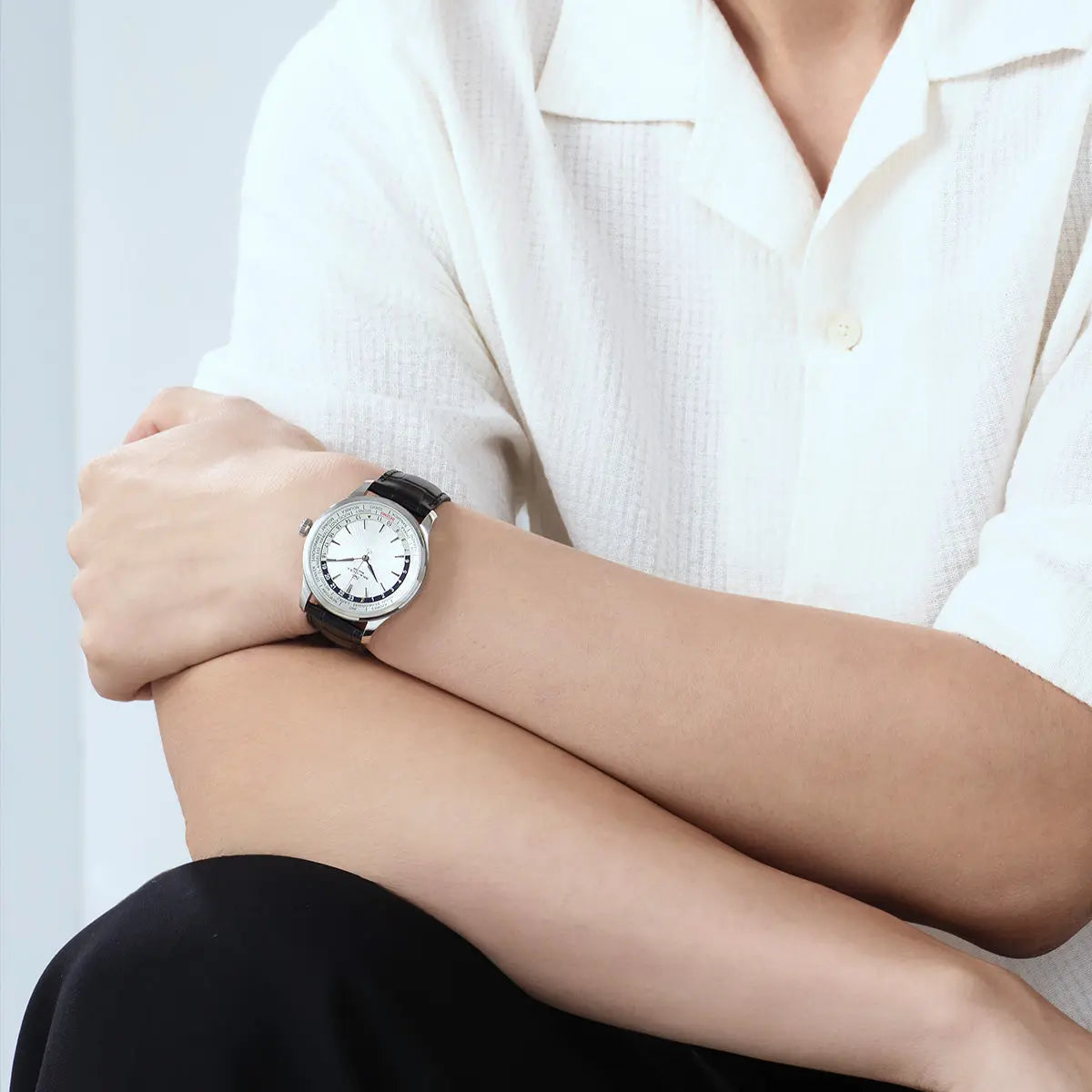 GMT Watch | World Time | Sub Second Dial | 41mm Sea-Gull Watch Official Store