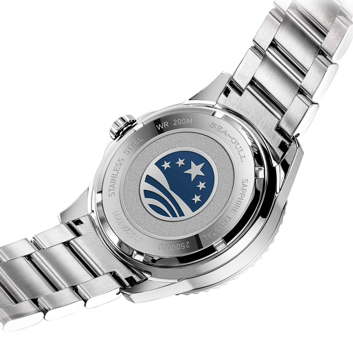 Ocean Series | 200M Waterproof | Ceramic Bezel | Luminous | Calendar | 44mm Sea-Gull