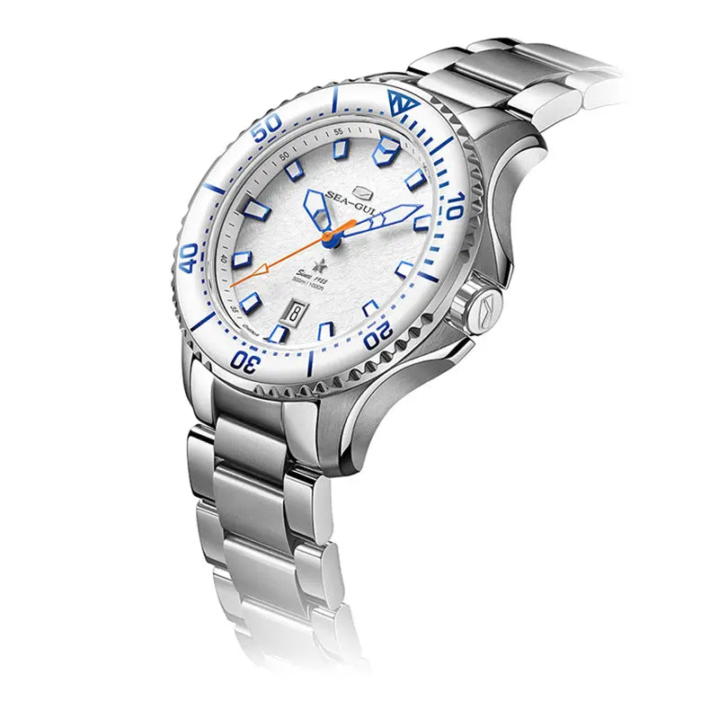 Ocean Series Pro | Ice Wing Snow Region | 300M Waterproof | Luminous | Calendar | 43.5mm Sea-Gull