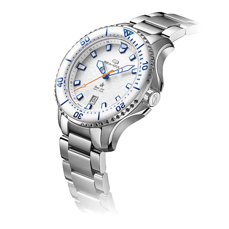 Serie Ocean Pro | Ala de Hielo Región Nieve | 300M impermeable | luminiscente | calendario | 43.5mm Sea-Gull