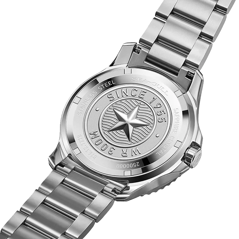 Ocean Series Pro | Ice Wing Snow Region | 300M Waterproof | Luminous | Calendar | 43.5mm - Sea-Gull Watch Official Store