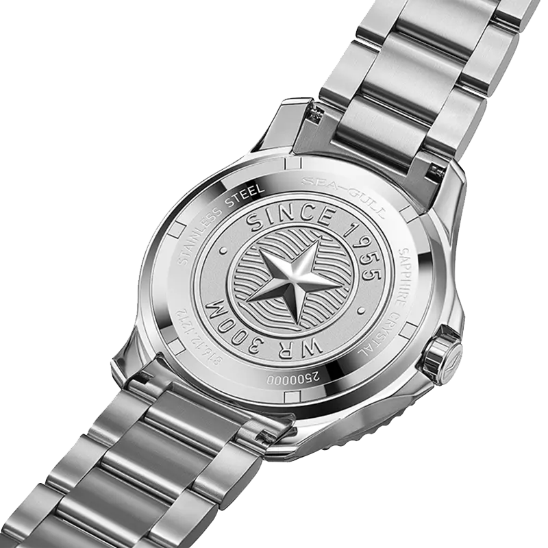 Ocean Series Pro | Ice Wing Snow Region | 300M Waterproof | Luminous | Calendar | 43.5mm Sea-Gull