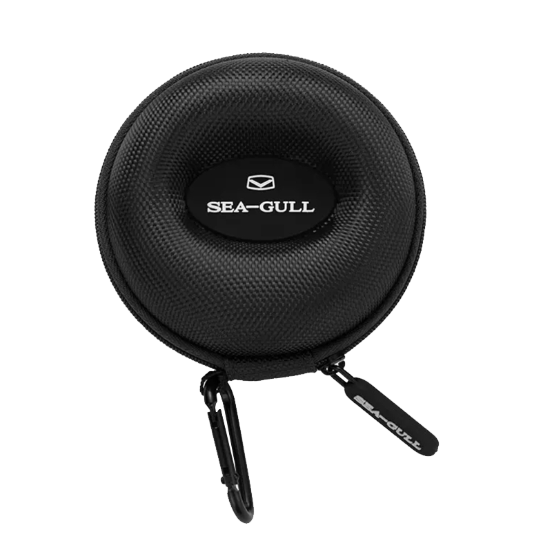 Sea-Gull Watch Box | Black Travel Case | Single Watch Storage