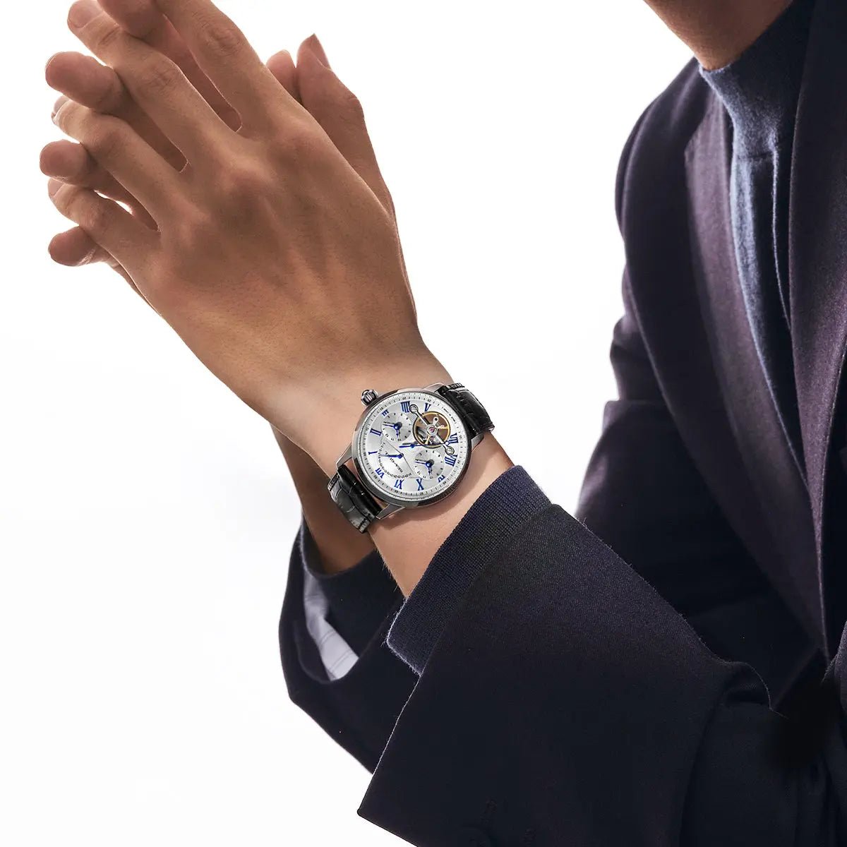 Open-Worked | Dual Time zone | Balance Wheel | 42mm - Sea-Gull Watch Official Store