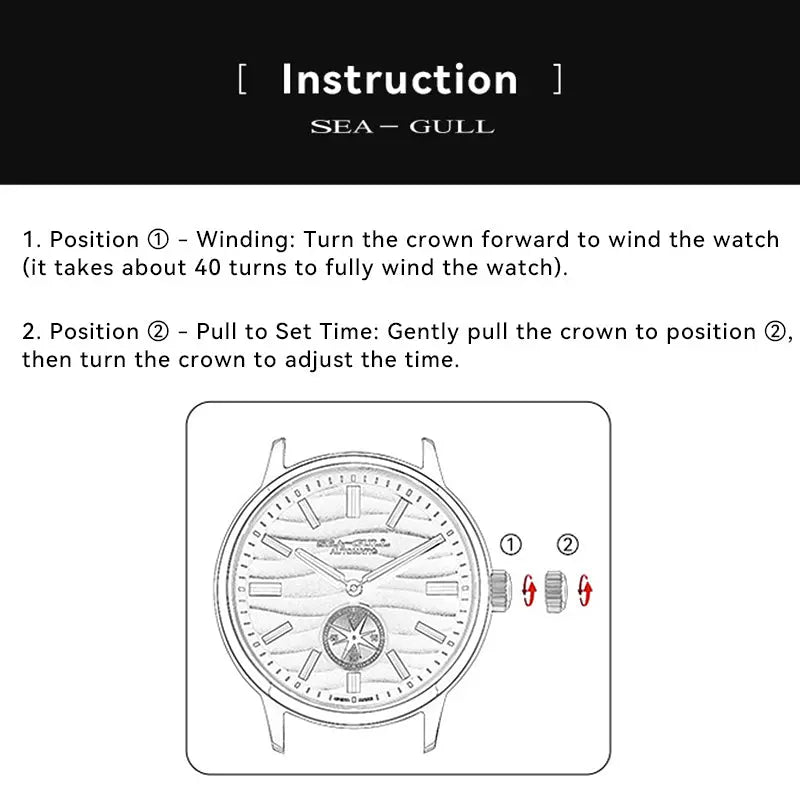 Natural Series | Polaris Sub Dial | Luminous | 40mm Sea-Gull