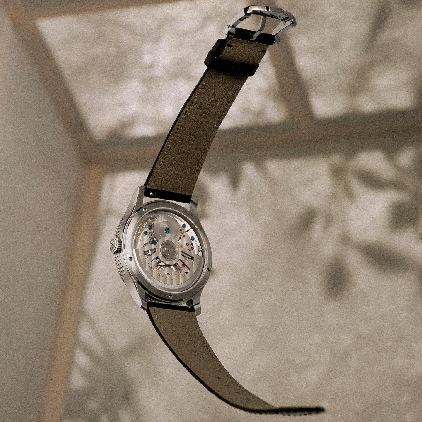 Ultra-thin Automatic Tourbillon | 9.35mm Thickness | Chinese Guqin Texture Dial | 42mm Sea-Gull