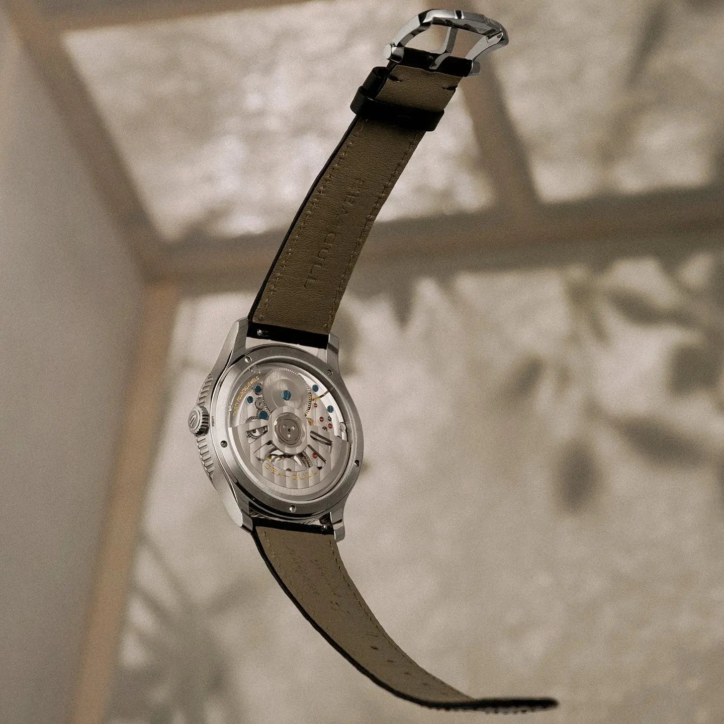 Ultra-thin Automatic Tourbillon | 9.35mm Thickness | Chinese Guqin Texture Dial | 42mm Sea-Gull