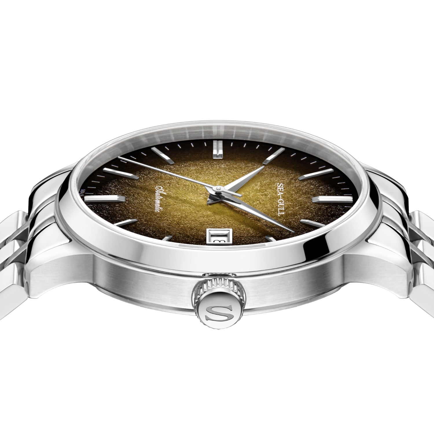 Gradient Dial | Business | Minimalist | Calendar | 40mm Sea-Gull