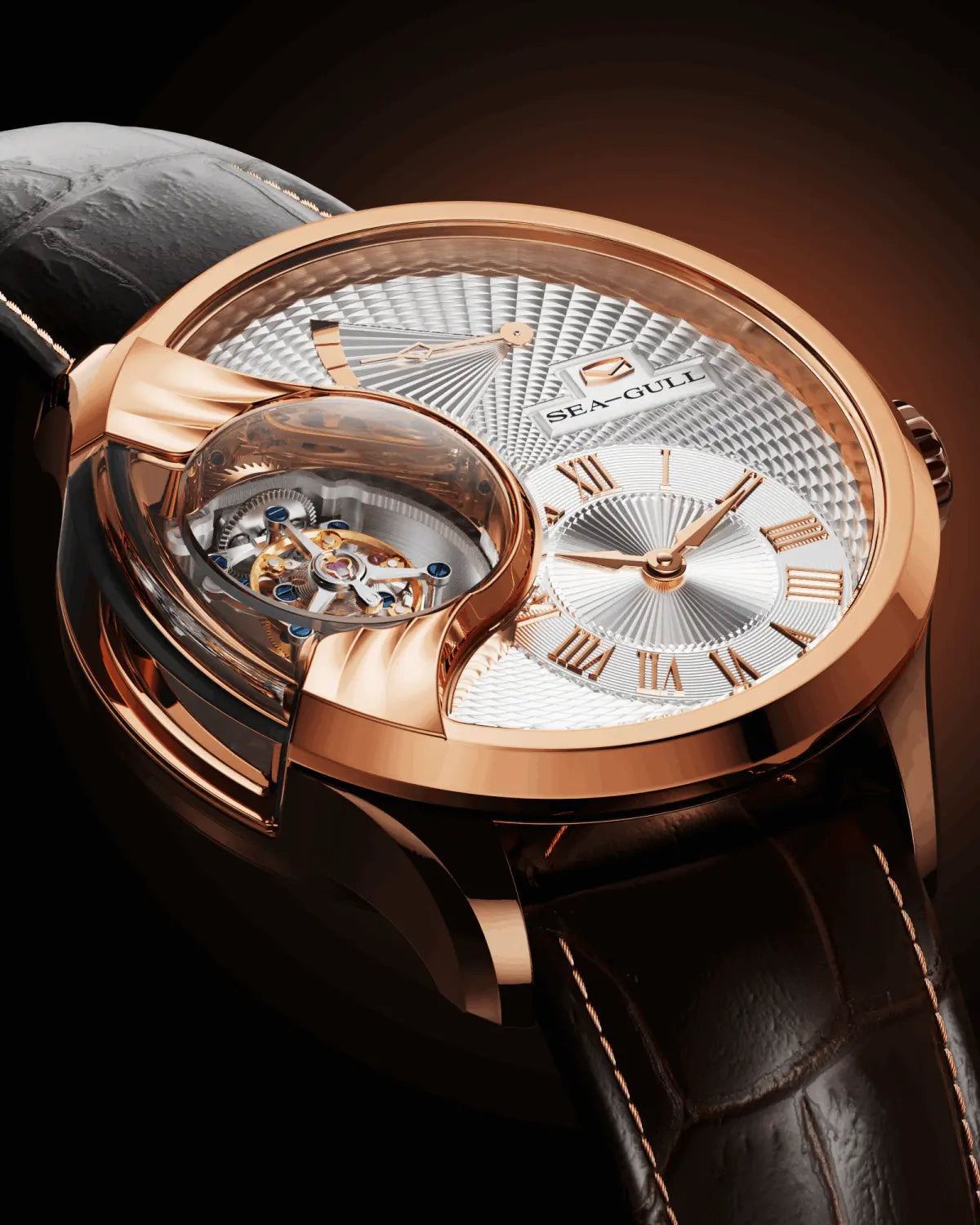 Tri-Axial Tourbillon | Business | 44mm Sea-Gull