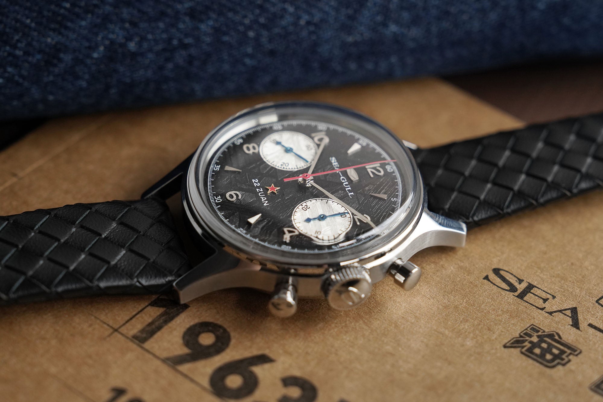 Seagull 1963 Series | Premium Edition | Meteorite Dial | Chronograph | Limited Edition | 37.3mm - Sea-Gull Watch Official Store