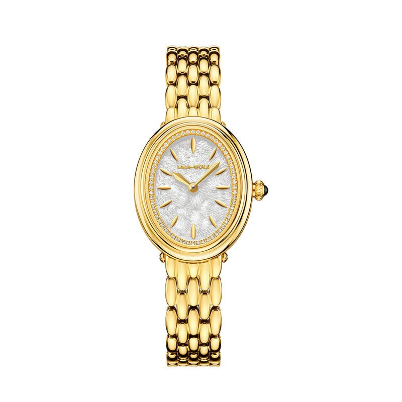18K Gold Zircon-set | Automatic | Women's Watch | 25mm - Sea-Gull Watch Official Store