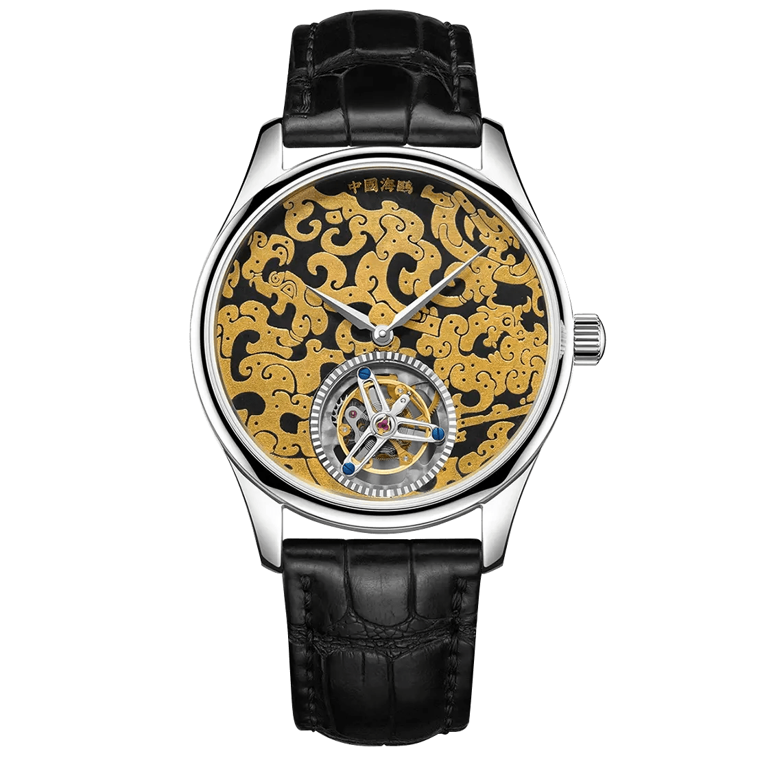 Tourbillon | Heritage Series | Damascening | Dragon Pattern | Limited Edition | 41mm - Sea-Gull Watch Official Store