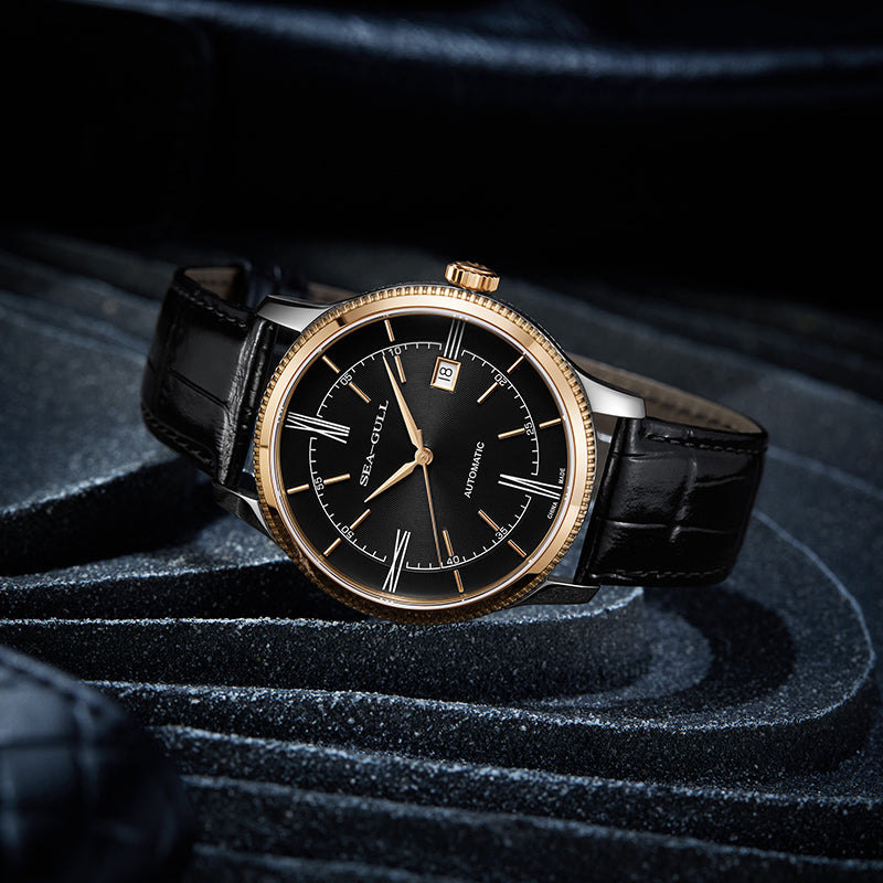 Ultra-Thin | Business | Calendar | Dress Watch | 41mm Sea-Gull