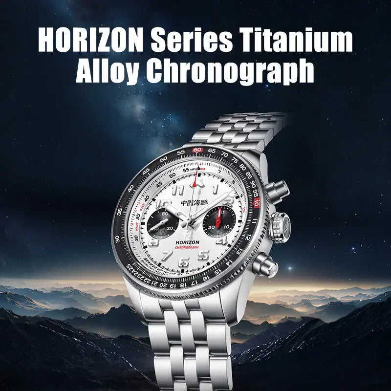 Panda Pilot | Horizon Series | Tachymeter | Chronograph | 43mm Sea-Gull