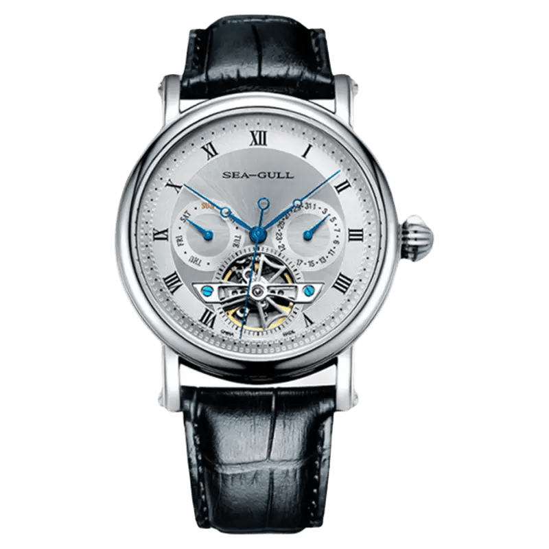Volant d'inertie | Calendrier | Chiffres romains | 42mm Sea-Gull