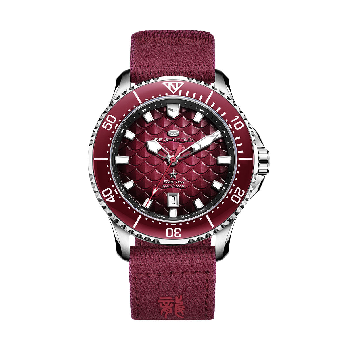 Ozean-Serie | Drachenkönige der Vier Meere | Tauchen | Doppelte Riemen | 44mm