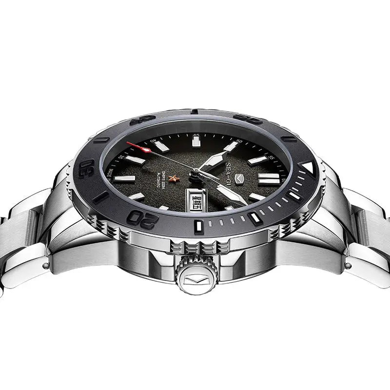 Ocean Series | Ceramic Bezel | Dual Calendar | 200m Waterproof | 44mm Sea-Gull