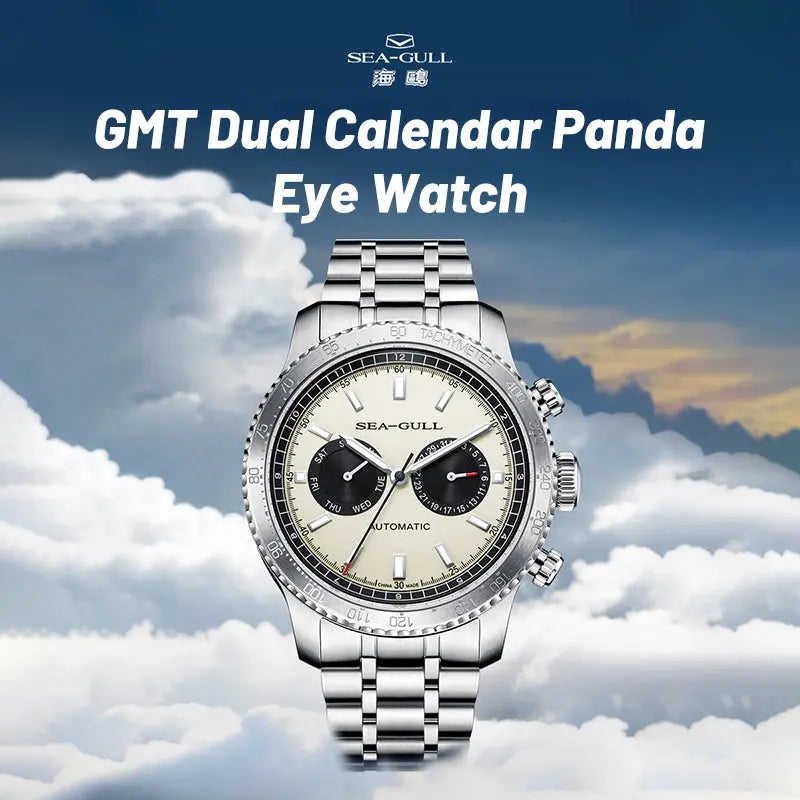 Panda Eye | GMT | Dual Calendar | Tachymeter | 43mm Sea-Gull