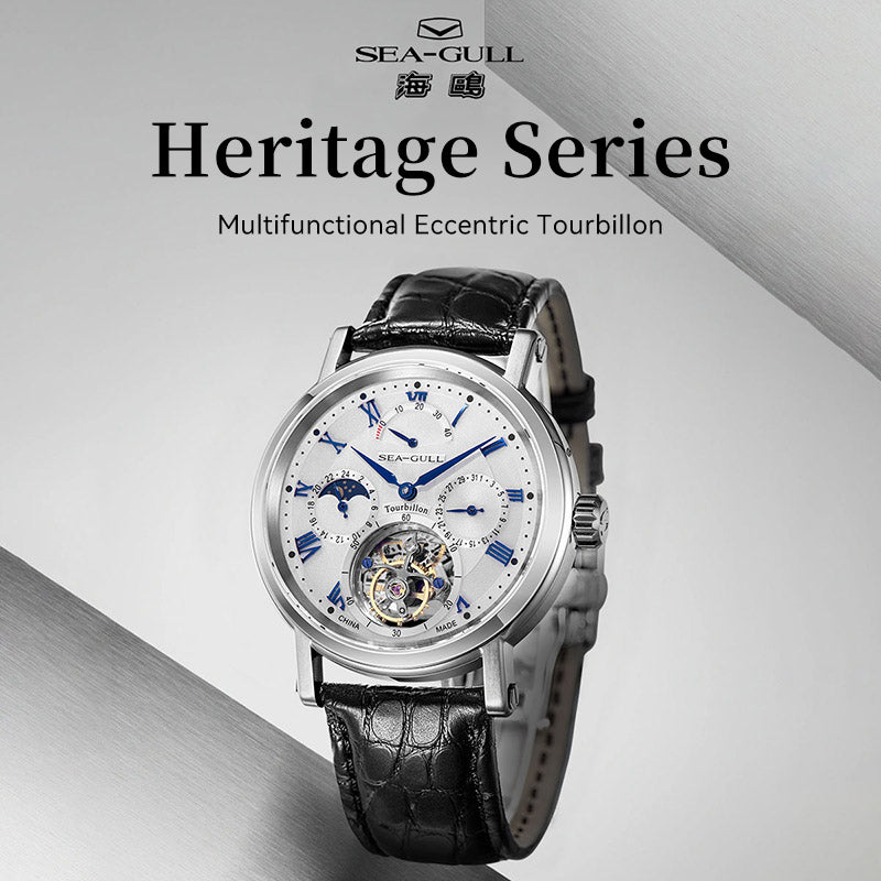 Tourbillon | Serie Heritage | Calendario | Indicador de Energía | 40mm