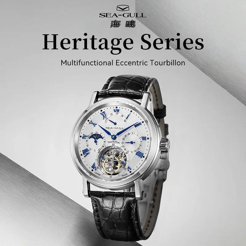 Tourbillon | Heritage Series | Calendar | Energy Indicator | 40mm Sea-Gull