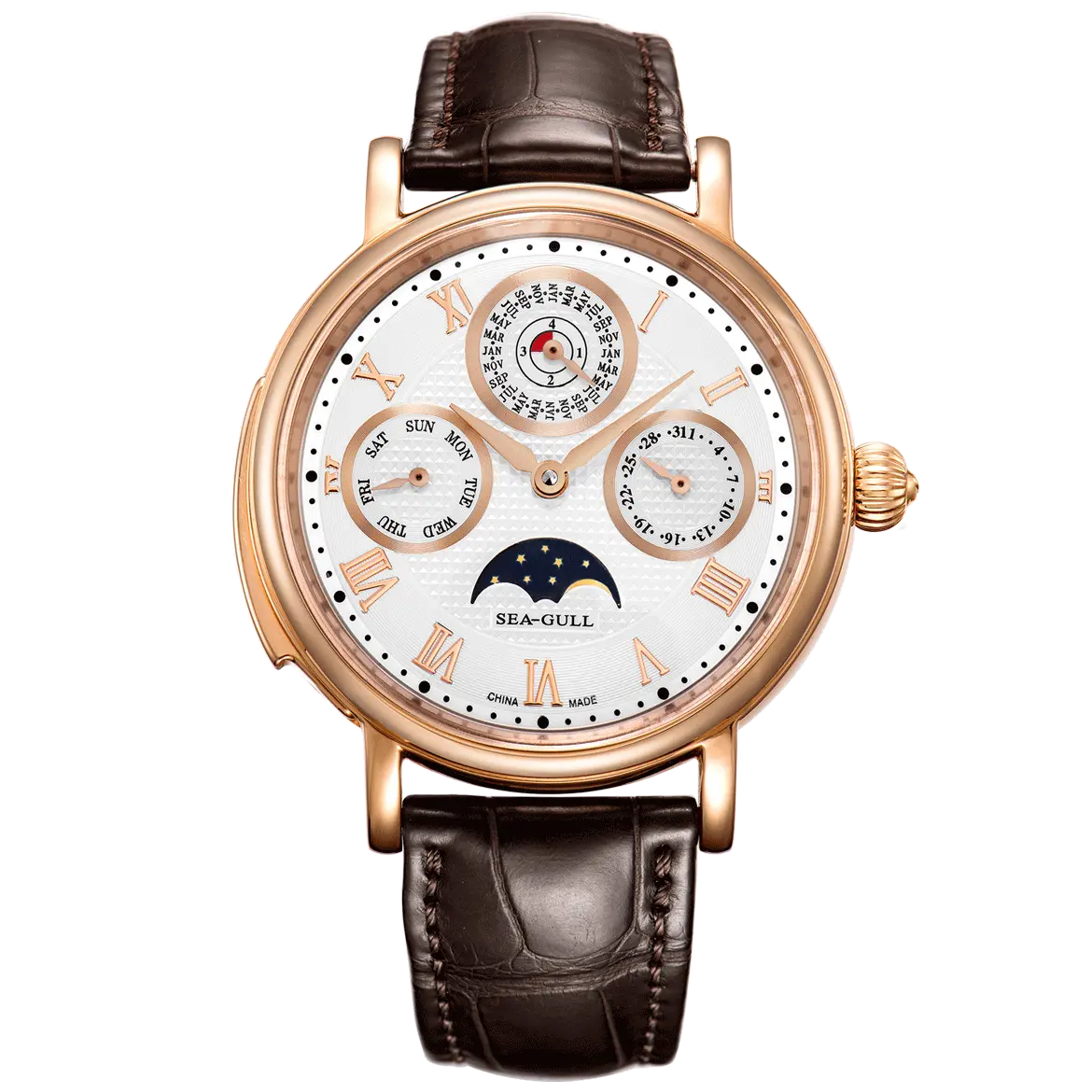 Tourbillon | Moon Phase | Perpetual Calendar | Minute Repeater | 46mm Sea-Gull