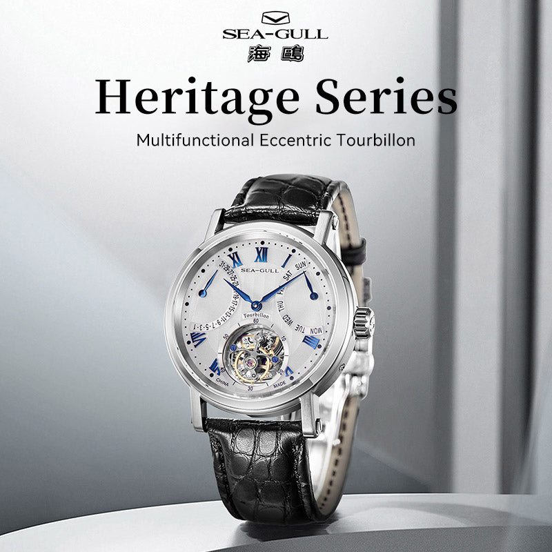 Tourbillon | Serie Heritage | Calendario | Indicador de Energía | 40mm