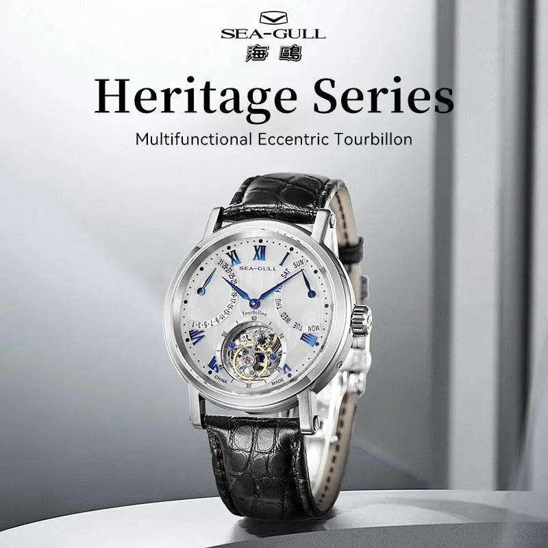 Tourbillon | Heritage Series | Calendar | Energy Indicator | 40mm Sea-Gull