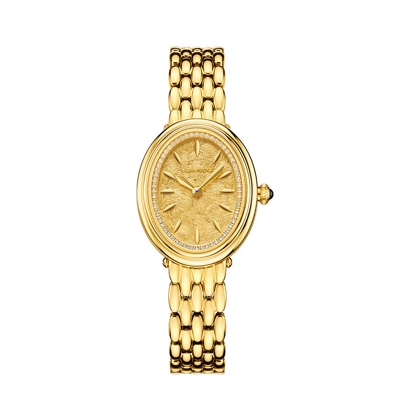 18K Gold Zircon-set | Automatic | Women's Watch | 25mm